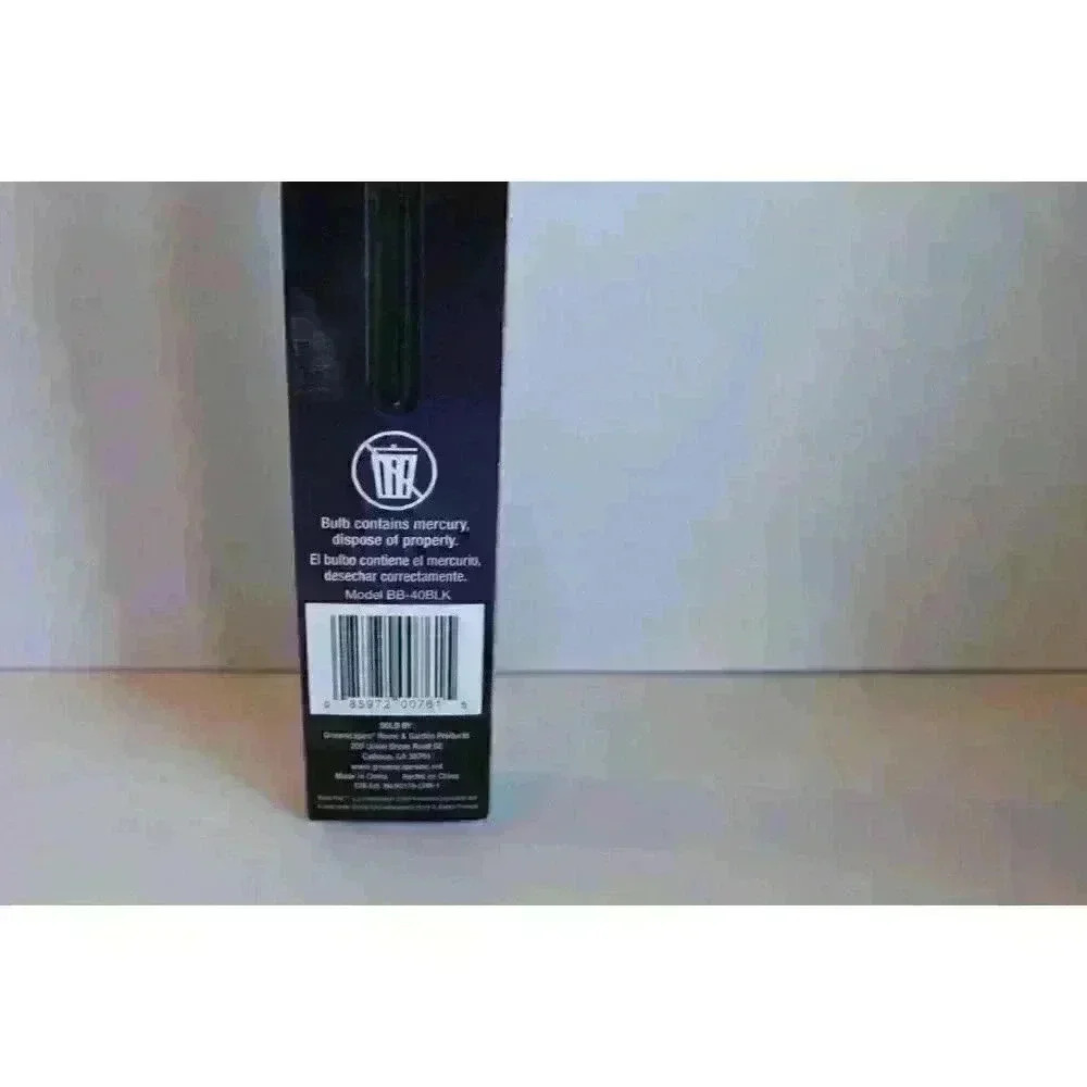 Black Flag Bug Zapper BB-40BLK 40W Replacement Bulb - Black‎ New in Box - Picture 5 of 11